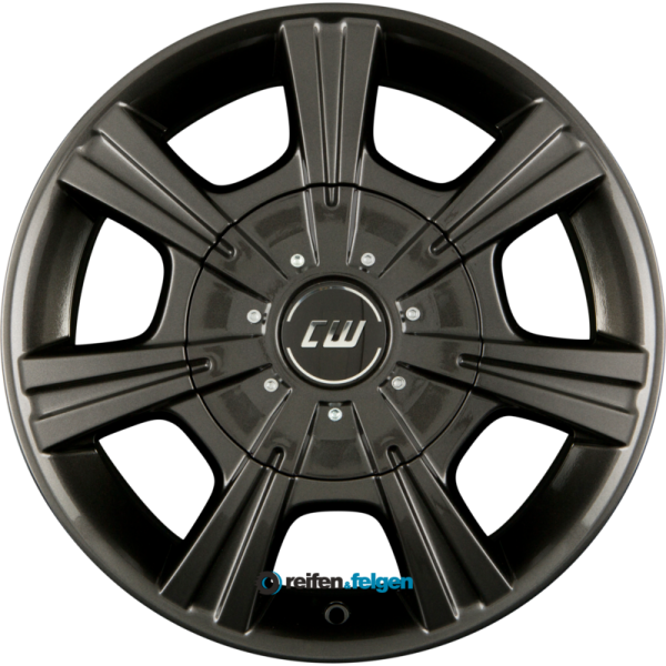 BORBET CH 7.5x17 ET45 5x118 NB71.1 Mistral Anthracite Glossy_0