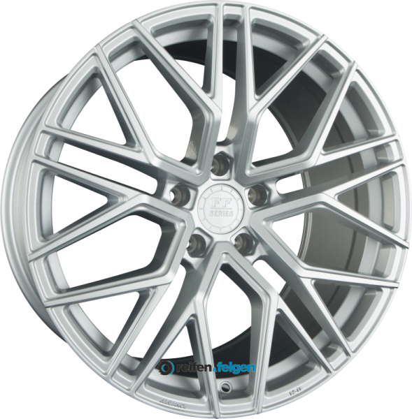 Elegance Wheels E2 FF 8.5x20 ET43 5x114.3 NB73.1 Hyper Silver
