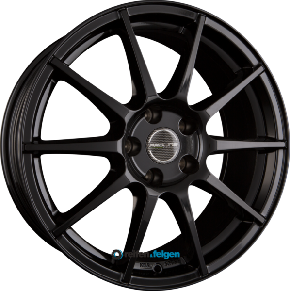 ProLine Wheels UX100 7x17 ET38 5x105 NB56.6 Black Glossy