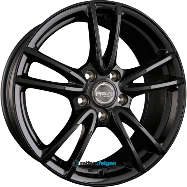 ProLine Wheels CX300 8.5x20 ET38 5x114.3 NB74.1 Black Glossy (BG)