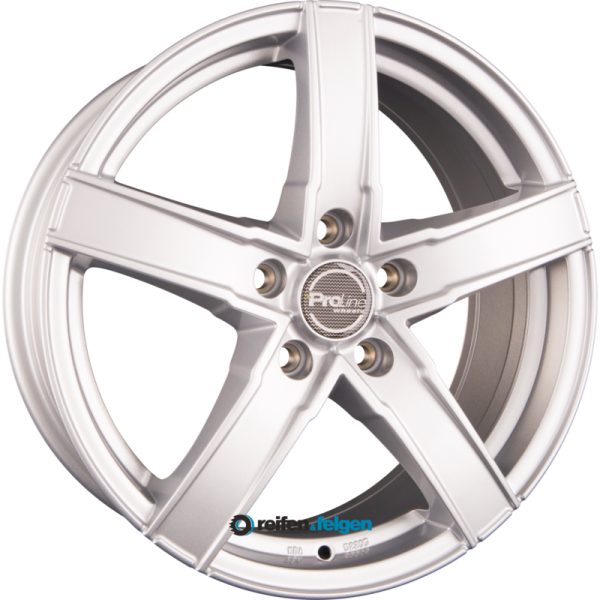 ProLine Wheels SX100 7x17 ET43 5x108 NB74.1 Metallic Silver
