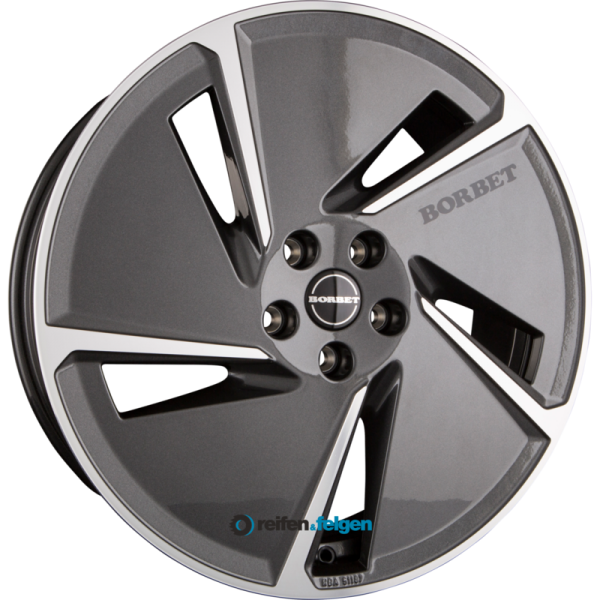 BORBET AE 7.5x20 ET45 5x114.3 NB72.5 Anthracite Polished_1