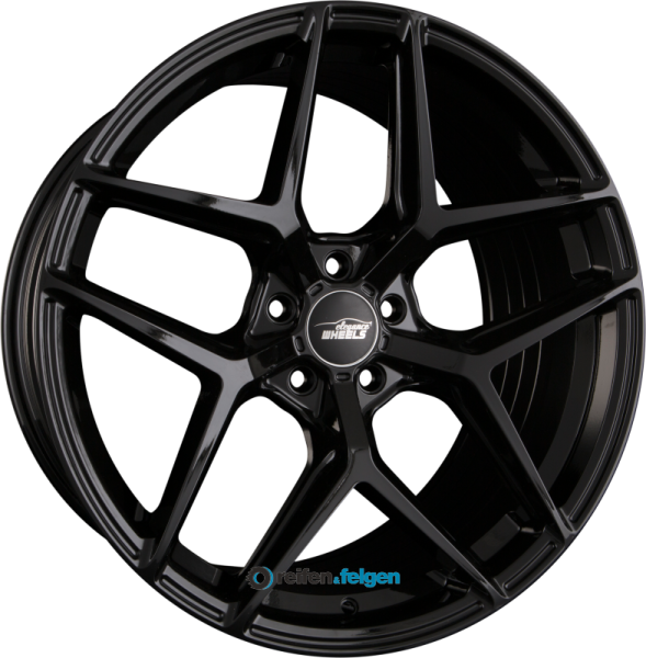 Elegance Wheels FF 550 11x20 ET47 5x114.3 NB73.1 Highgloss Black