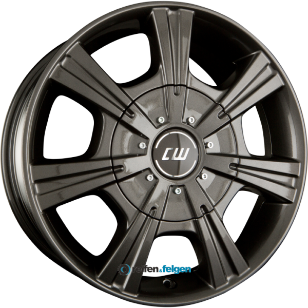 BORBET CH 7.5x17 ET47 5x160 NB65.1 Mistral Anthracite Glossy