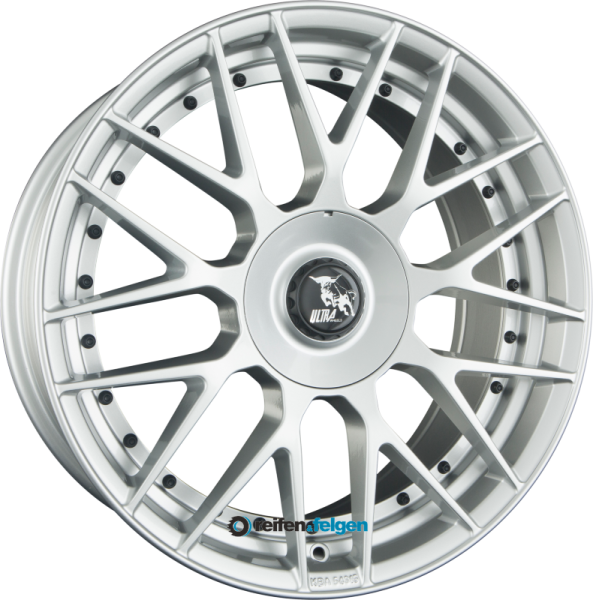 Ultra Wheels UA21 8.5x19 ET45 5x112 5x120 NB72.6 Silver