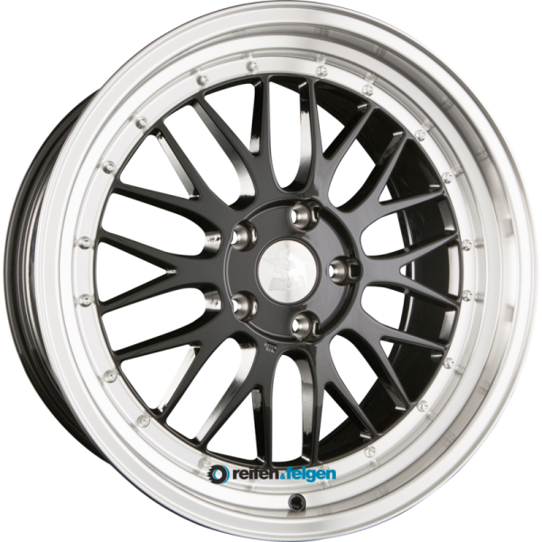 Ultra Wheels UA3-LM 8.5x19 ET45 5x112 NB72.6 Black Rim Polished_1