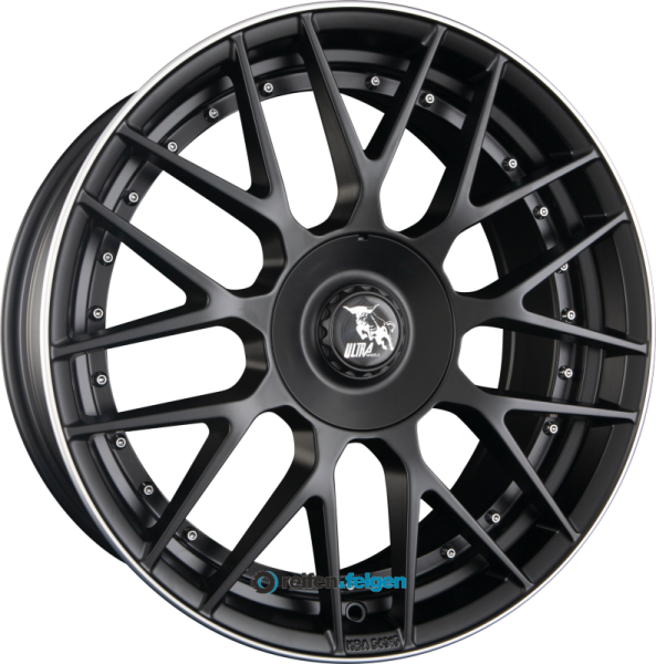 Ultra Wheels UA21 8.5x19 ET45 5x112 5x120 NB72.6 Flat Black Rim Polished