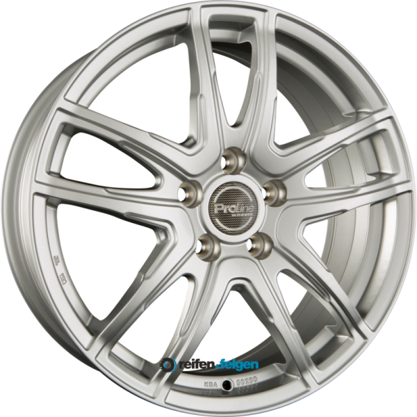 ProLine Wheels VX100 6.5x16 ET38 5x114.3 NB74.1 Arctic Silver (AS)