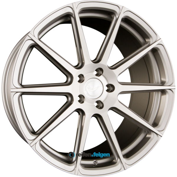 BARRACUDA PROJECT 2.0 9.5x22 ET40 5x114.3 NB73.1 Silver Brushed Surface