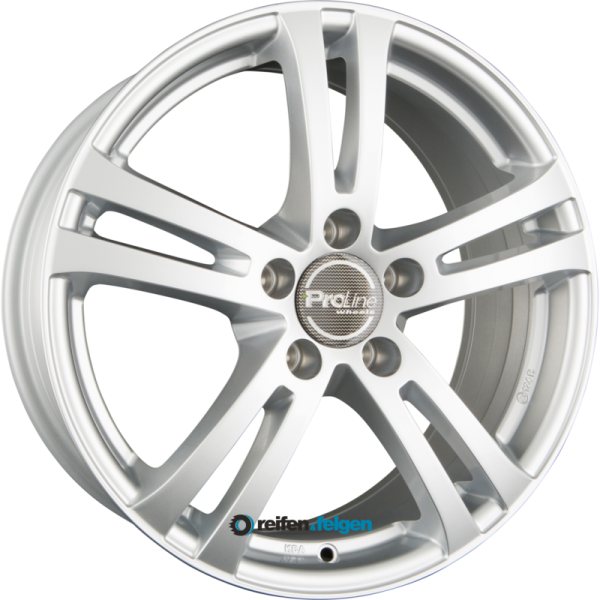 ProLine Wheels BX700 7x17 ET40 5x114.3 NB66.1 Arctic Silver (AS)