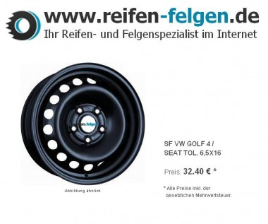 Stahlfelge-f-r-VW-Golf-oder-Seat-Toledo-aktuell-nur-32-40-EUR