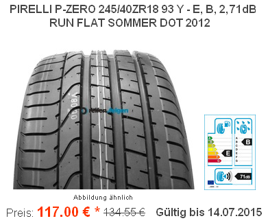 Pirelli-PZero-RFT-245-40-R18-93Y-DOT12-nur-117-Euro