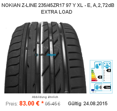Nokian-zLine-235-45-R17-97Y-XL-f-r-nur-83-EUR