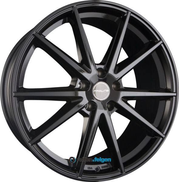 ProLine Wheels PXL 9x20 ET52 5x112 NB66.6 Black Glossy