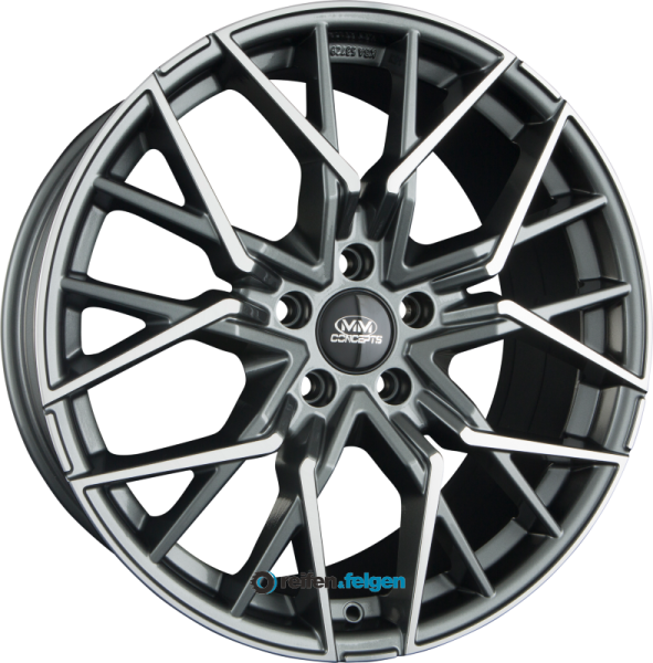 MM-CONCEPTS MM06 8x18 ET45 5x112 NB66.6 Anthracite Polished