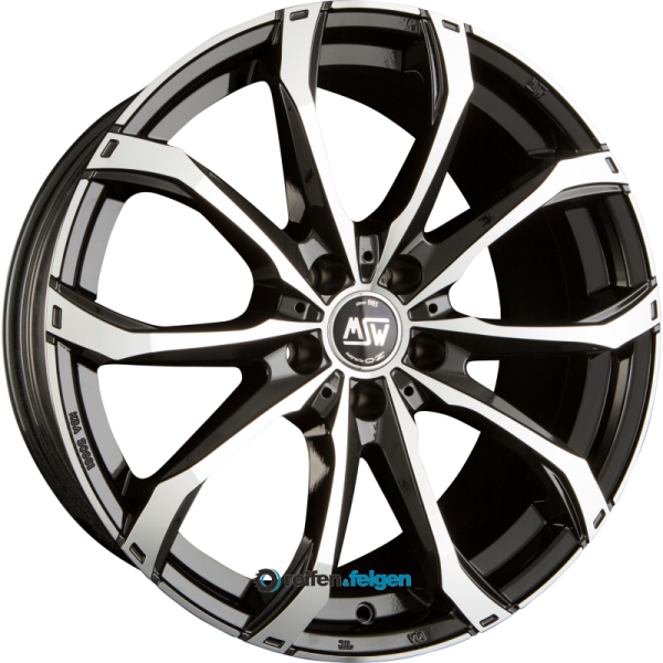 MSW MSW 48 6.5x16 ET31 5x114.3 NB67.1 Gloss Black Full Polished