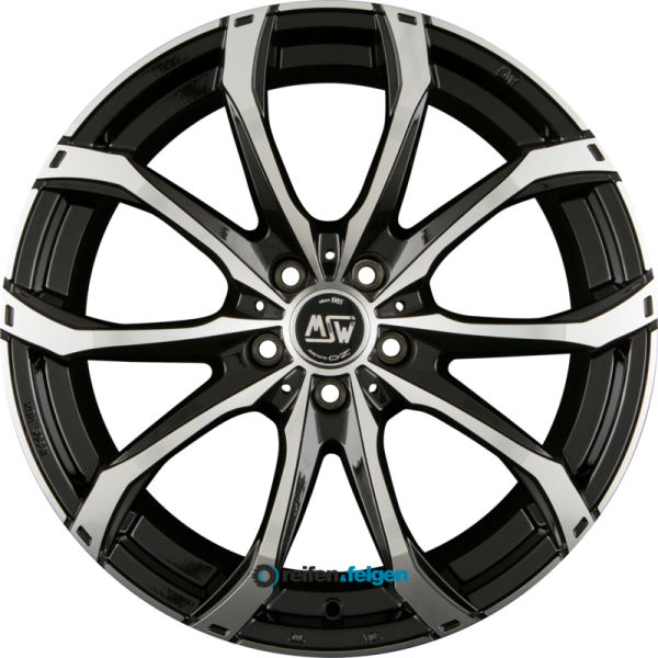 MSW MSW 48 7.5x17 ET42 5x118 NB71.1 Gloss Black Full Polished_0