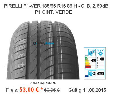 Pirelli-Cinturato-P1-Verde-185-65-R15-88H-nur-53-Euro